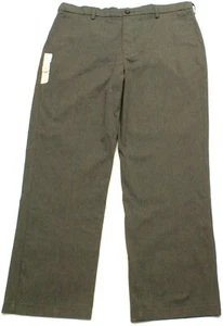 Croft & Barrow Mens 40X32 Gray Easy Care Khaki Pants, Stretch Waistband, NEW - Picture 1 of 4