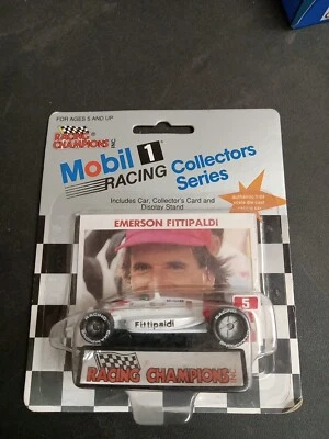 1991Racing Champions #5 Emerson Fittipaldi Diecast Car Mobil 1 Racing Collectors - Image 1 of 3