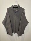 Vintage Eddie Bauer Ebtek Mens 1/4 Zip Fleece Pullover Jacket Size L Large