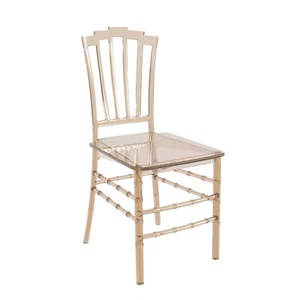 LeisureMod Synth Series Modern Acrylic Dining Chair with Windsor Back Design - Picture 1 of 24