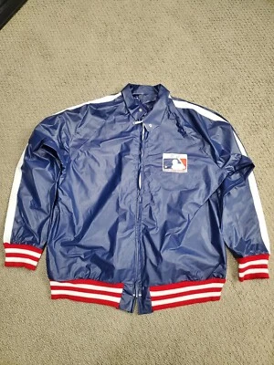 VTG Nolan Ryan Jacket - Blue Rain Coat - Mens XL Extra Large MLB 90s - Image 1 of 4