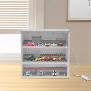 1/64 Car Garage Model LED Lighting Model Display Case Series Scene Model 3-Layer - Picture 1 of 8