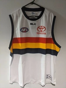 Adelaide Crows AFL Adults Clash Jersey Jumper Guernsey Size 5XL - BLK Brand - Picture 1 of 4