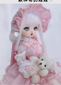 16" 1/4 Cute Momoko Faceup BJD SD Ball Joint Dolls Handmade Girl Gifts Full Set - Picture 1 of 15