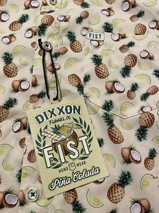 DIXXON "PINA COLADA" FAUST Kurzarm Button Down - Large - Bild 1 von 2