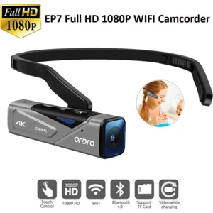 ORDRO EP7 4K Camcorder Head-Mounted Video Camera 2-Axis Gimbal Stabilizer R4A5 - Picture 1 of 12
