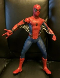 15" Marvel SPIDERMAN Plastic Figure w/ Webs under Arms 2017 Hasbro - Picture 1 of 5