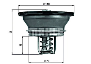 MAHLE Engine Thermostat For RENAULT C-Serie D-Serie VOLVO 9700 Fh 93-05 21264664 - Picture 1 of 1