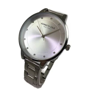 Kenneth Cole KC50044004 Classico Argento Cristallo Marcatori Donna Orologio - Foto 1 di 4