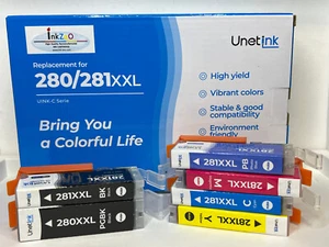 6PK PGI 280XXL CLI 281XXL 280 281 XXL Ink Cartridges for Canon Printers - Picture 1 of 6