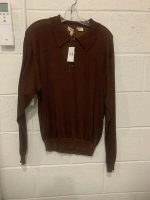 Suéter Pronto vintage para hombre, marrón talla M Foto 1 de 4