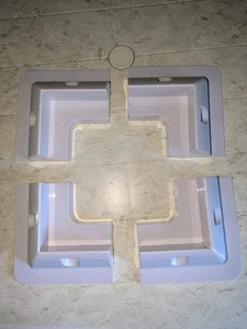 Solarpanel Halterung Eckhalterung weiß Befestigung Haltespoiler 4 Ecken - Bild 1 von 2