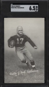 1948 W468 Exhibit Football WALT SCHLINKMAN (SP) Green Bay Packers SGC EX-MT+ 6.5 - Picture 1 of 2