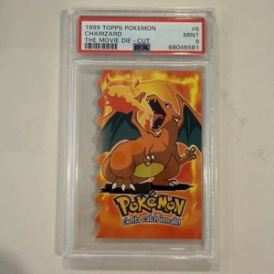 1999 Topps Pokémon Charizard The Movie Die-Cut #6 PSA 9 MINT - Picture 1 of 2