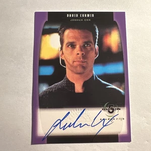 1998 Skybox Babylon 5 Season 5 Auto Joshua Cox as David Corwin #A22 Auto - LIVE - Imagen 1 de 6