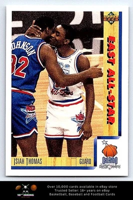 Baloncesto de cubierta superior 1991-92 #451 Isiah Thomas Foto 1 de 2