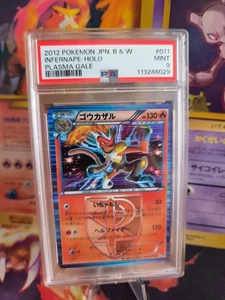 Carta Pokemon Panferno Infernape Team Plasma Gale Timbro Holo Giapponese PSA 9 - Foto 1 di 5
