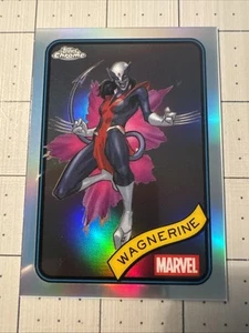 2025 Topps Chrome Marvel Wagnerine Silver rifrattore centrato scheda incredibile #200 - Foto 1 di 4