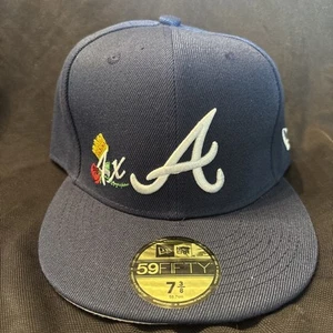Atlanta Braves New Era 59Fifty 7 3/8 - MSRP $55 - 4x World Series Champions LOOK - Picture 1 of 4