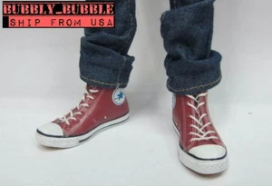 1/6 Damenschuhe Converse Turnschuhe Schnürschuhe für 12" Hot Toys Phicen Figur ☆USA☆ - Bild 1 von 3