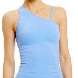 Sweaty Betty Workout Top Off Damen Large Schulterfrei Blau Stretch - Bild 1 von 6