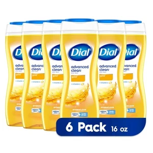 Dial Body Wash, Advanced Clean Gold, 16 fl oz, confezione da 6 - Foto 1 di 8