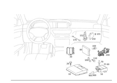 Unidad de control original Mercedes-Benz 221-540-23-62 Foto 1 de 2