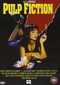 Pulp Fiction (DVD) John Travolta Uma Thurman Samuel L. Jackson Bruce Willis - Picture 1 of 3