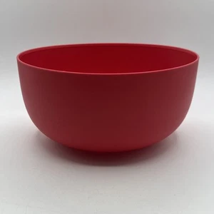 Tupperware Essentials Blossom Large Serving Salad Bowl Red 4.3 L- No Seal - Picture 1 of 5