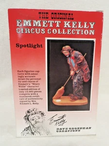 1986 Emmett Kelly Circus Collection Spotlight Figur EK603 Neu in Verpackung signiert nummeriert - Bild 1 von 10