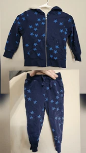 Hanna Andersson Stars Jogginganzug Set Gr. 110 4 Sweatshirt Hoodie Shealing Hose - Bild 1 von 10