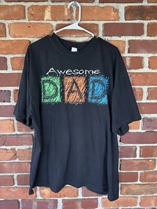 Vintage Single Stitch TSI Awesome Dad T Shirt Mens 2xl - Picture 1 of 7