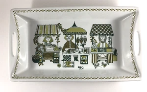 Figgjo Flint Pottery Market Tray Baker 11.25" Turi Design 1970 Norway MCM 12007 - Picture 1 of 8