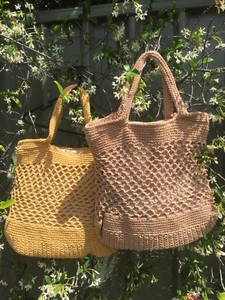 crochet hemp bolsa pattern
