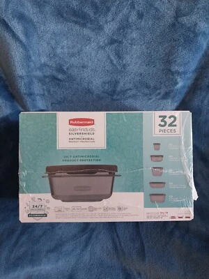 Juego de contenedores/tazones de almacenamiento de alimentos Rubbermaid 32 piezas tapas fáciles de encontrar sin BPA Foto 1 de 4