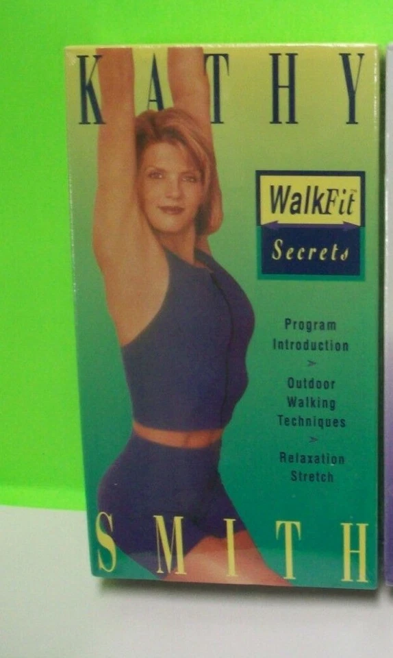 KATHY SMITH WALKFIT SECRETS VHS EXERCISE WORKOUT Video Tape New Shrink Wrapped  - Image 1 of 1