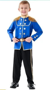 Blue Boys Prince Charming Costume-Kids Halloween Christmas Party Cosplay Prince - Picture 1 of 8