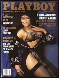 PLAYBOY US November 1991 LaToya Jackson SEAN PENN Julia Roberts @ NEAR MINT - Imagen 1 de 8