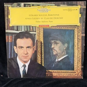 DEBUSSY Lieder - GERARD SOUZAY - DGG TULIP Alle RED STEREO LP 1961.. - Picture 1 of 4
