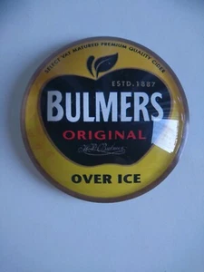 BULMERS ROUND BAR BADGE, pub,font,tbar,mancave - Picture 1 of 1