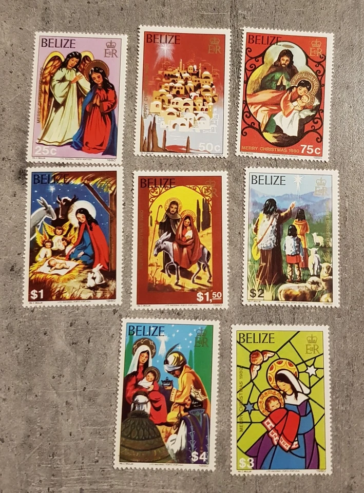 JUEGO NAVIDAD BELICE 1980 MNH Foto 1 de 1