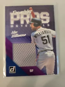 Mac Williamson Promising Pros Relic 2018 Panini Donruss Béisbol - Imagen 1 de 1