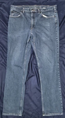 Pantalones de mezclilla elásticos Duluth Trading para hombre 36x32 Flex Weekender Trim Fit Foto 1 de 4