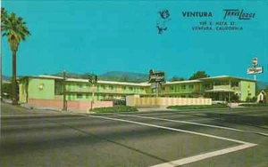 Cartolina Ventura CA "The Ventura TraveLodge Motel" California   - Foto 1 di 2