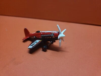 2003 Hot Wheels Fire Patrol 68 Propelled Diecast Red Prop Airplane ~ C2719 - Image 1 of 2