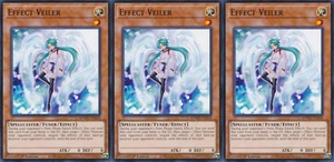 Effect Veiler - Playset 3 Cards - SDWD-EN018 - Common - Yugioh - Picture 1 of 1