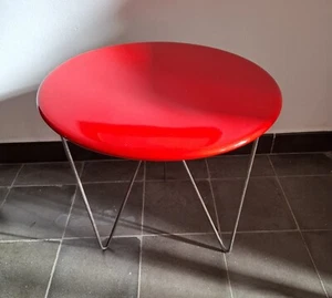 Tavolino Originale Anni 50 laccato ROSSO - Foto 1 di 5