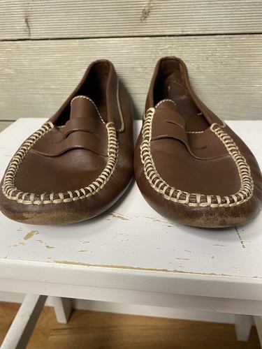 TOD’S Mocassini da guida Tod's da donna marroni in pelle Gemmino Bubble taglia 7