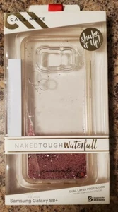 Case Mate Samsung Galaxy S8+ (Plus) Phone Case Naked Tough Pink Waterfall - Picture 1 of 12