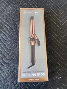 Curling Iron Infiniti Pro by Conair Rose Gold Titanium 1-Inch - NEW Open Box - Picture 1 of 4